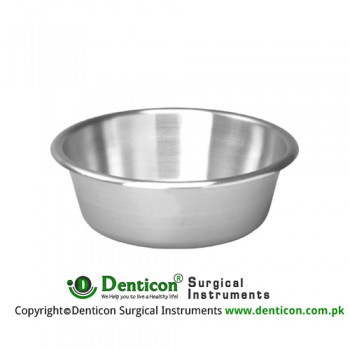 Round Bowl 11000 ccm Stainless Steel, Size Ø 380 x 125 mm
